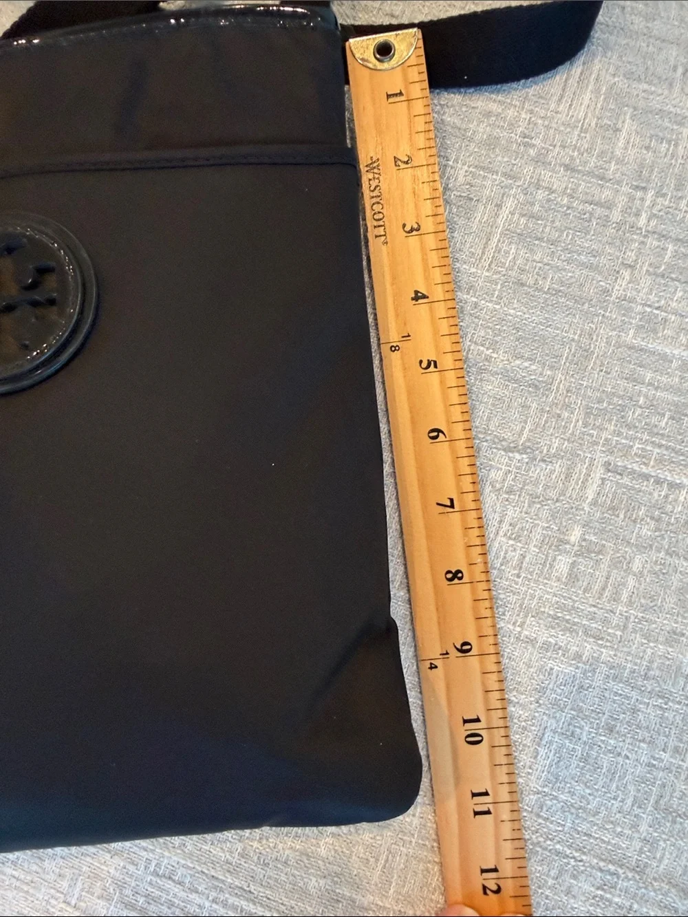 Tory Burch Ella Nylon Swingpack Crossbody Black